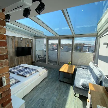 View Sky & Sea- Maloves - Prywatny Na Wynajem -widok Na Morze ,taras ,aneks Apartman Władysławowo