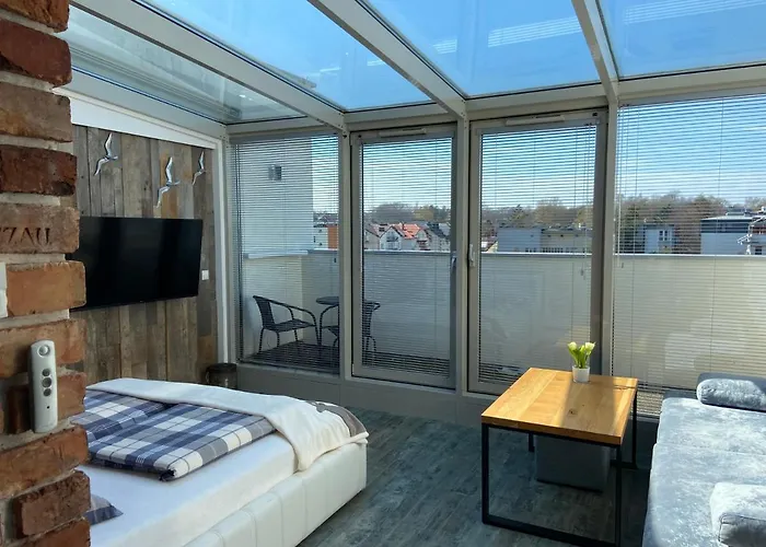 公寓 View Sky & Sea- Maloves - Prywatny Na Wynajem -widok Na Morze ,taras ,aneks *