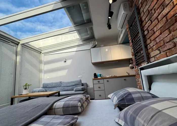 公寓 View Sky & Sea- Maloves - Prywatny Na Wynajem -widok Na Morze ,taras ,aneks