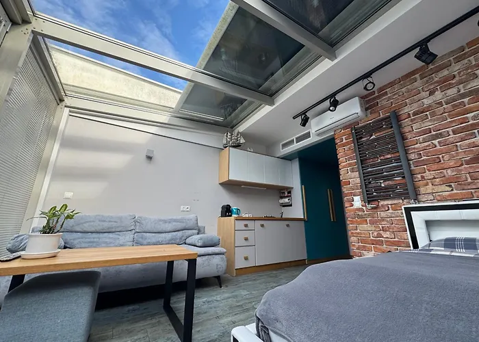 公寓 View Sky & Sea- Maloves - Prywatny Na Wynajem -widok Na Morze ,taras ,aneks